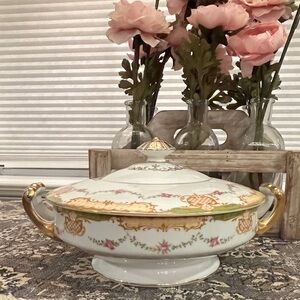 Vintage Noritake China Covered Serving Dish